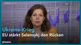 Lara Wiedeking zum Treffen von Ursula von der Leyen und Wolodymyr Selenskyj am 18.08.25