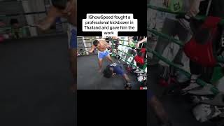 IshowSpeed vs A Professional Muay Thai Fighter 🇹🇭🥊 #ishowspeed #ishowspeedshorts