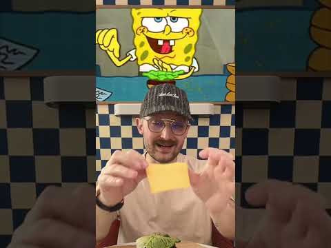 Pâté de Crabe de Bob l'Éponge, repost pour les vrais 😏 #spongebob #burger  #foodshorts #foodlover