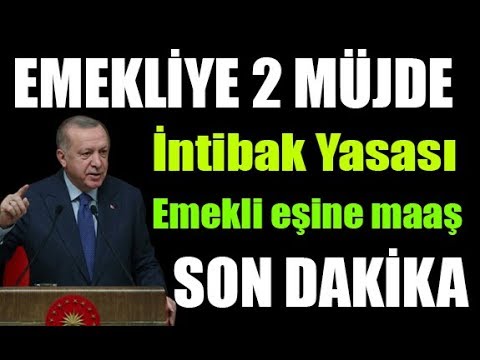 Emekliye 2 müjde! İntibak yasası ve emekli eşine maaş son dakika!
