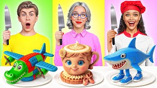 Eu vs Minha Vó No Desafio De Culinária | Batalha de Brainrot por Multi DO Challenge