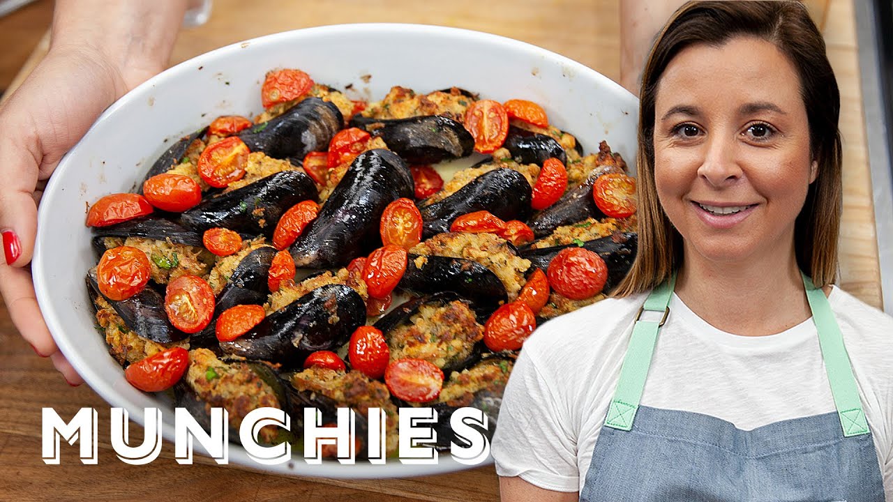 How To Make Italian Stuffed Mussels with Katie Parla