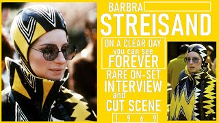 Barbra Streisand - On A Clear Day rare on-set interview and cut scene (1969)