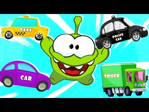 Let's build vehicles with Om Nom | Aprenda cores | Aprenda com Om Nom | Fun Learning Cartoons