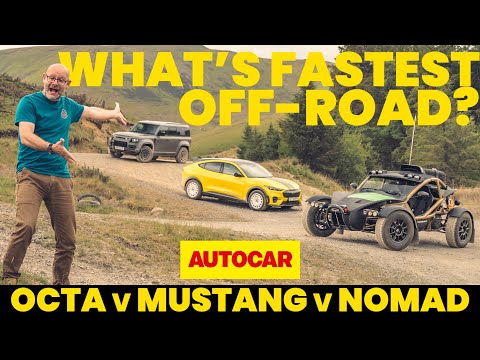 Off-road time trial: New V8 Defender Octa meets buggy and 4x4 EV