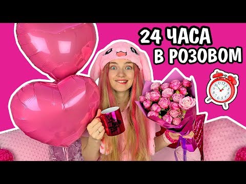24 ЧАСА ОДНОГО ЦВЕТА / ТОЛЬКО РОЗОВЫЙ Челлендж ЦЕЛЫЙ ДЕНЬ В РОЗОВОМ ЦВЕТЕ Ната Лайм