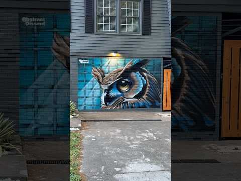 Paint where it ain’t #owl #art #painting #home