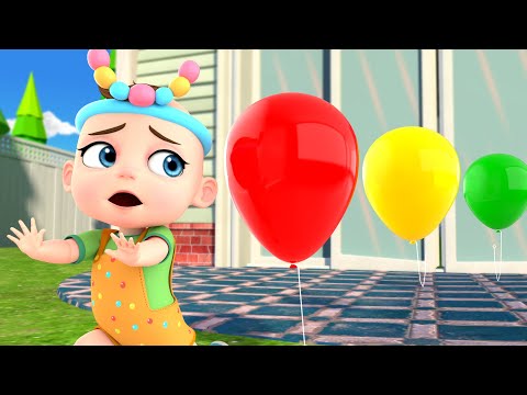 फूट गया गुब्बारा! 🎈💥 मज़ेदार रंगीन बच्चों का गाना | Balloon Pop Hindi Rhymes