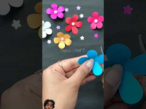 Excellent paper craft #paperflowercraft #craft #diy #diypaperflowercraft #paperflower
