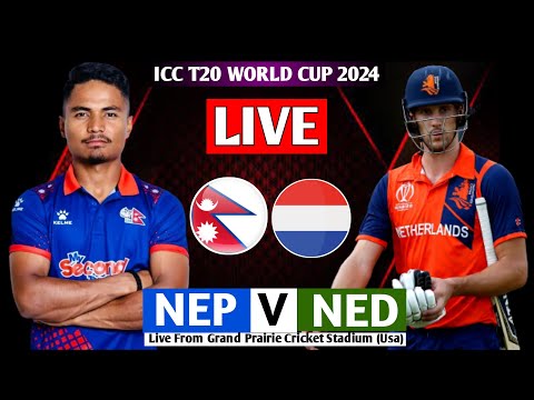 NEPAL VS NETHERLAND ICC T20 WORLD CUP 7TH MATCH 2024 || NEPAL VS NED T20 WORLD CUP MATCH 2024 LIVE