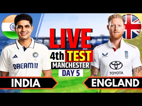 Live: India vs England, 1st Session, 4th Test, Day 5 | Live Cricket Match Today | IND vs ENG Live