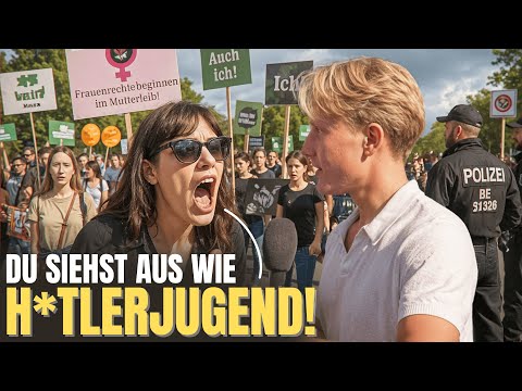 So übel wurde ich auf diesem linken Protest beleidigt 🤬
