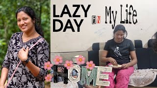 എന്റെ വീട്ടിലെ ഒരു ദിവസം🏡സ്വന്തം വീട്ടിൽ പോയ പിന്നേ  മടിയോടു മടി 😅#dayinmylife #newvideo 