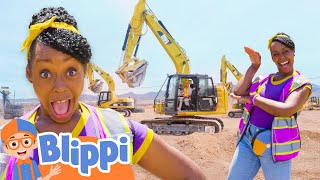 Meekah's Excavator Dance! | Blippi Songs 🎶| Educational Songs For Kids
