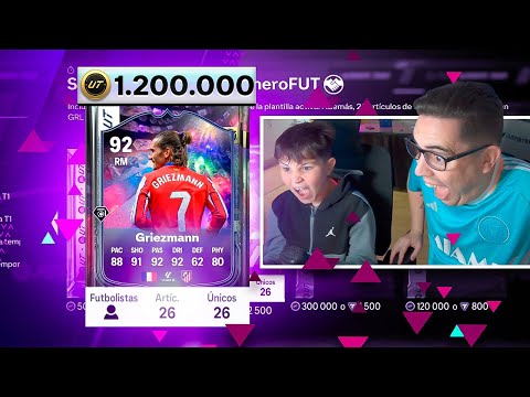 GASTAMOS 1.200.000 MONEDAS EN ESTE SOBRE Y SALEN 10 NUMEROFUT !! EA FC25