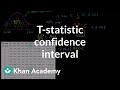 Understanding T-Distribution and Confidence Intervals