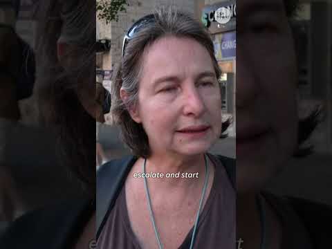 Israelis express gratitude after US bombs Iran #Shorts