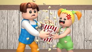 ROBLOX Sibling Food Battle Song (Brookhaven 🏡RP) ♪ Roblox Animation