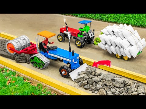 diy making Amazing Modern Road Construction | Diy construction machinery