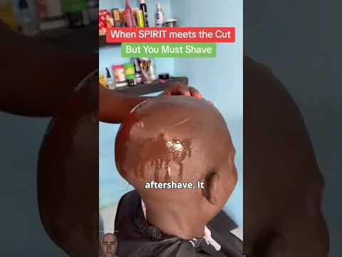 Painful aftershave at the barbershop