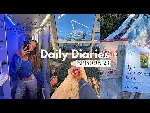 a day in my life, travel prep and current reads | daily diaries ep. 23