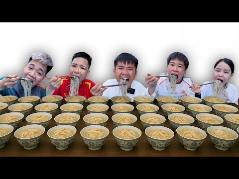 Hưng Troll | Thử Thách Người Cuối Cùng Ngừng Ăn Miến Gà Có Tiền Bên Trong