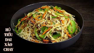 Hủ Tiếu Dai Xào Chay - Bí Quyết Xào Hủ Tiếu Dai Không Bị Bết - Dai Ngon.