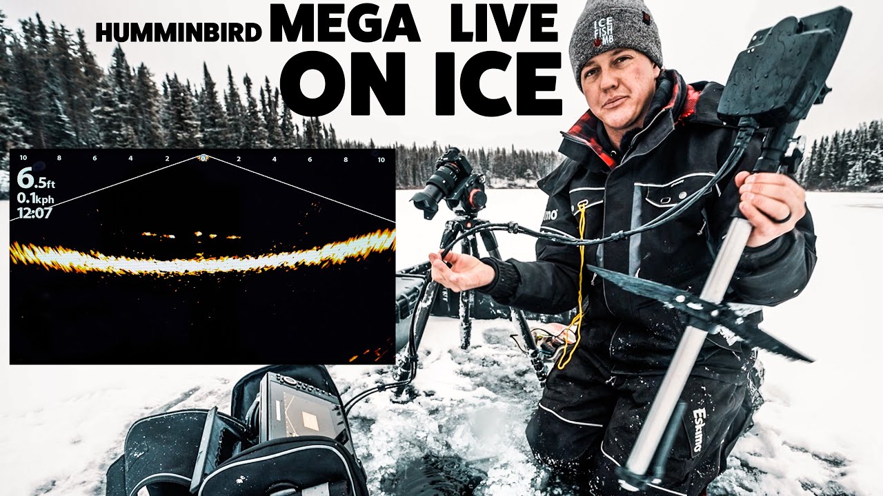 Ice Fishing With Humminbird Mega Live (First Impressions) - Jay Siemens