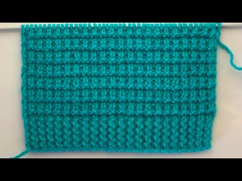 Very easy knitting stitch pattern for sweater/jacket/scarf/socks