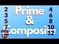 Identifying Prime and Composite Numbers from 1-100