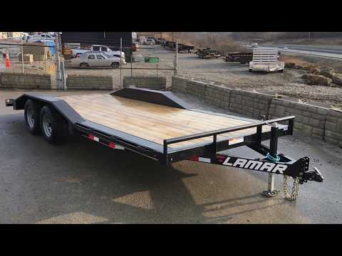 Lamar 102x20' CC10 Buggy Hauler Car Trailer 9990#...