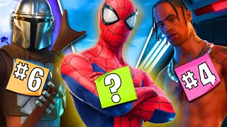 Top 10 COLLABS in FORTNITE 🔥 #fortnite