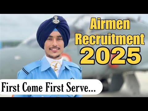 Indian Air Force X & Y Group new vacancy 2025 | new recruitment full details