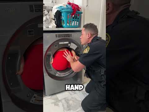 This Girl Got Stuck in a Washing Machine !