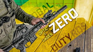 EASY WAY TO ZERO YOUR RED DOT AND LASER.