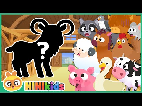 What animal sound is it? | Animals | Crying | Cow? Pig? Chicken? | Word play | NINIkids
