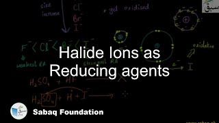 Halide Ions as Reducing agents