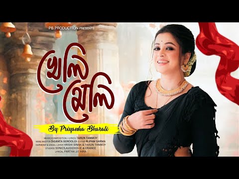 Kheli Meli | Priyanka Bharali | Tarun Tanmoy | Lyrical Video | New Assamese Song 2025