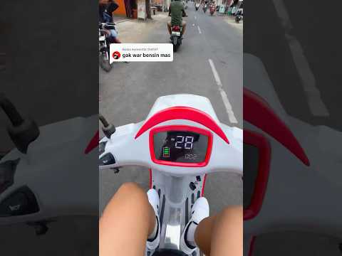 User motor listrik bilek: Santai dulu gak sih 😜
