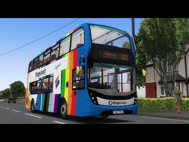 OMSI 2 - Stagecoach 2020 Pride Livery - SP 400MMC (ADL E400MMC) - WC3 - Route 122