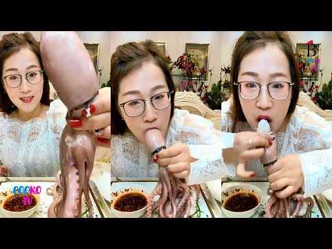 【Mukbang ASMR Seafood】She is very greedy to eat seafood lobster, octopus, crab 。60