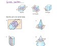 Understanding 3D Shapes and Cross Sections