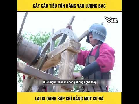 Chiếc cầu tiêu tốn hàng vạn lượng bạc lại bị oánh sập chỉ bằng một cú đá #reviewphim #riviuphim