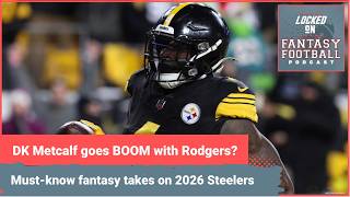 DK Metcalf a STEAL? Jaylen Warren overlooked? MUST-KNOW fantasy takes on 2026 Pittsburgh Steelers