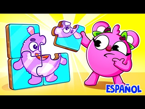 Juguete de Rompecabezas Corporal 🧸 ¡Encaja las Piezas! 🐱🐨🐰🦁 Por Baby Zoo Español
