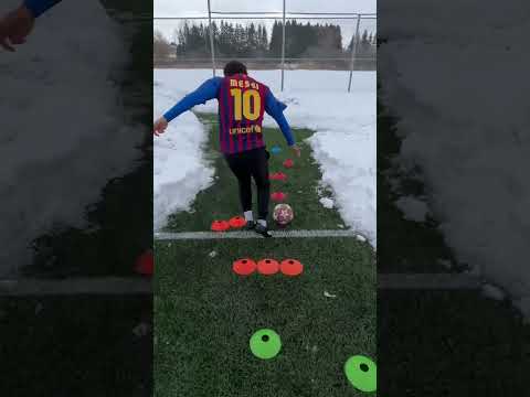 MAGICAL footwork drill🔥to master dribbling #footballskills #soccer #soccerskills #skills #football