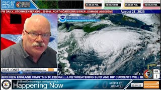 Hurricane Erin's Waves Pounding the East Coast from FL to Maine and More Tropical Systems to Monitor