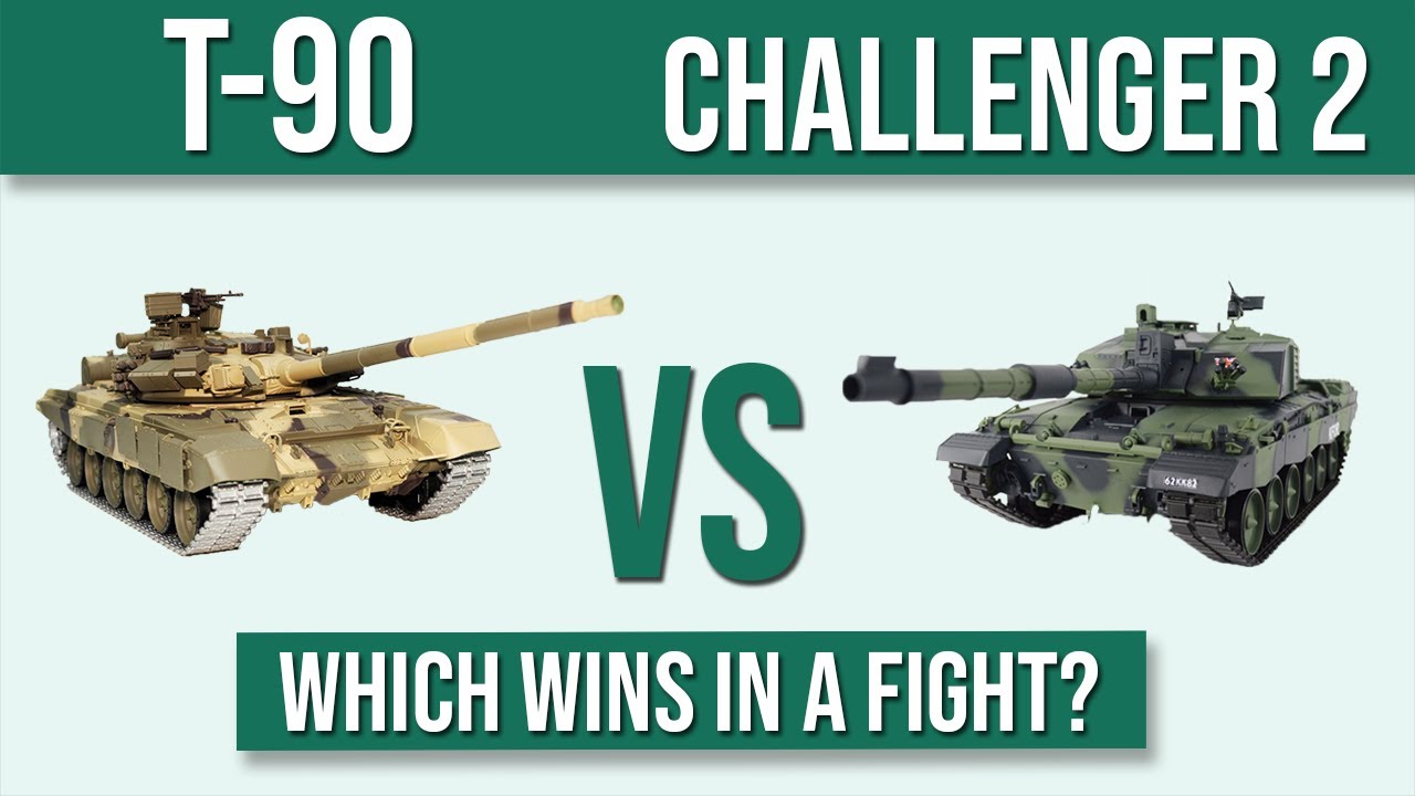 Russian T90 Tank vs British Challenger 2 Tank - Which MBT is Better?