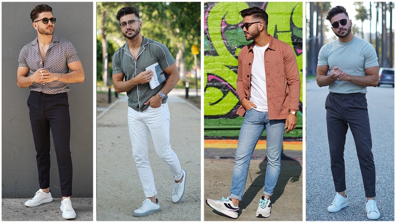 4 EASY SUMMER OUTFITS FOR MEN 2019 - MEN'S FASHION & STYLE INSPIRATION LOOKBOOK - Alex Costa