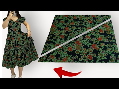 ⚘️You Don't Have To Be a Tailor⚘️Only 1.8 meter Fabric 💃Sew a Stylish and Simple Dresses❣️ Sewing